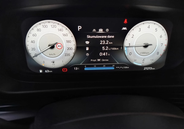Hyundai i20 cena 61999 przebieg: 27000, rok produkcji 2022 z Biała Piska małe 781
